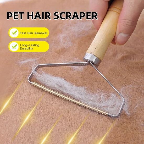 Pet Hair Remover Portable Manual Lint Scraper Cat Hair Removal Brush Clothing Pilling Carpet Fuzz Remover Hair Sucking Tool